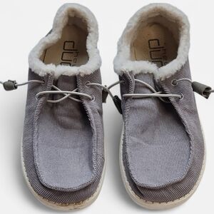 Hey Dude Wendy Corduroy Gray, Size 7